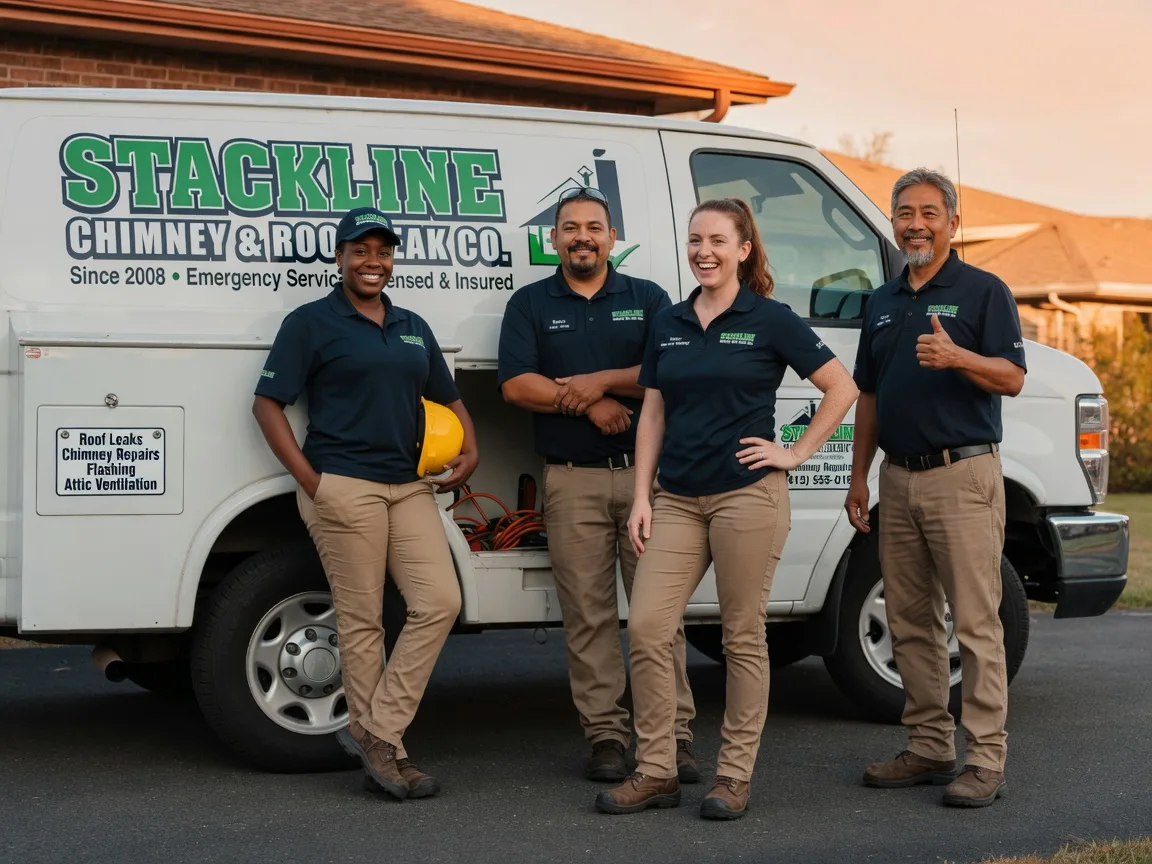 Chimney flashing repair company in Mapleton, KS